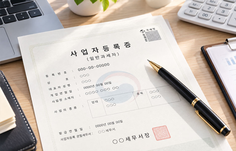 사업자등록증 서류