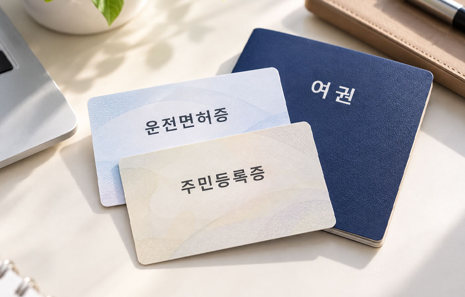 주민등록증 샘플 이미지